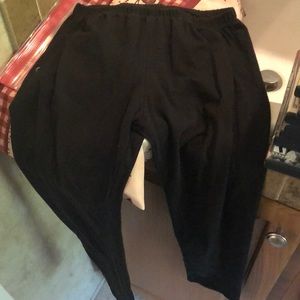 Girls black leggings size M